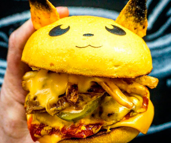 Hamburguesa Pikachu